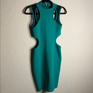Teal dress